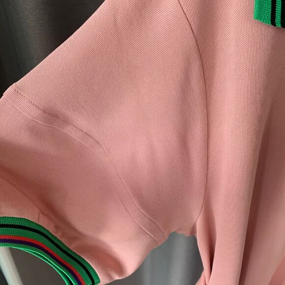 Vivienne Westwood Anglomania Pink Polo Dress with Striped Collar - Picture 7 of 9